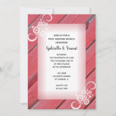 レッドバーンウッドカントリー ポストウェディング ブランシュ 招待状 (正面)