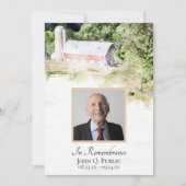 レッドバーンカントリーファームデス記念日 招待状 (正面)