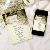 レッドバーンカントリー結婚ファームズウォーター色 招待状