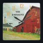 レッドバーンシーニックカ素朴ントリー  スクエア壁時計<br><div class="desc">私はこの写真とこの納屋が大好きです。 ガリシア州クリントンにある古い納屋の写真を撮った。 私は、ニューヨーク市の居間の壁に写真を持っている。だから、どこに住んでも構わないもし。この納屋を愛する秋。他の田舎の農家や田舎の納屋の恋人に贈り物のユニークアイディアも作れる。   この時計は、赤い風化した木製の納屋の農家の風光明媚な写真を掲載しています。家や友人や家族に、    このカスタムの四方壁の時計を、永遠の財宝の贈り物として注文してください。 デザインに関する質問は、charmdesignstudio@rcn.com宛にメールを送ってください。

    サイズ10.75インチx 10.75インチマテリアル：A級アクリルワンオウムバッテリ（付属していません）写真、アートワーク、文字の追加室内での使用のみ、屋外での使用はお勧めしません</div>