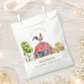 レッドバーンチキンファームウォーター子供の誕生日 フェイバーバッグ (クリップ留めされた状態)