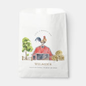 レッドバーンチキンファームウォーター子供の誕生日 フェイバーバッグ (正面)