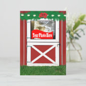 レッドバーンドアカスタムホリデーフォトフラットカード シーズンカード (スタンド正面)