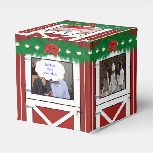 レッドバーンドア5フォトカスタムギフト/お気に入りボックス フェイバーボックス (正面サイド)