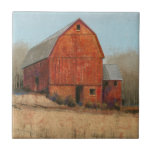 レッドバーンビュー タイル<br><div class="desc">Red Barn View I by Tim Oole.穏やかな深いの赤い納屋が特徴。</div>