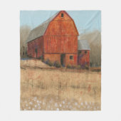 レッドバーンビュー フリースブランケット (正面)