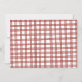 レッドバーンファームアニマルバースデーパーティーの招待 招待状 (裏面)