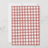 レッドバーンファームアニマルバースデーパーティーの招待 招待状 (裏面)