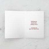 レッドバーンファームクリスマスグリーティングカード シーズンカード (内部)