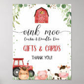 レッドバーンファームフォージバースデーパーティーサイン ポスター (正面)