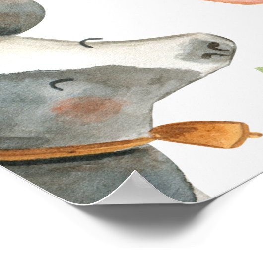 レッドバーンファームブロージュエグジー18x26誕生日ウェルカムサイン ポスター (角)