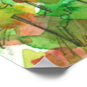 レッドバーンマウンテンヴィネヤードウォーターのカラー ポスター (角)