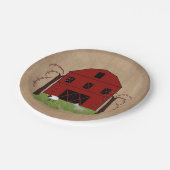 レッドバーン紙プレート ペーパープレート (アングル)