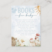 レッドバーン農場 動物ベイビーシャワーブックのリクエスト エンクロージャーカード (正面)