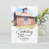 レッドバーン アメリカ建国250周年記念 7月4日パーティー 招待状 (スタンド正面)