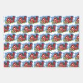 レッドバーン&カウラッピング紙セット ラッピングペーパーシート (正面)