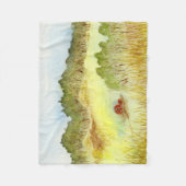 レッドバーン フリースブランケット (正面)