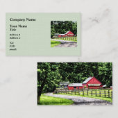 レッドバーン 名刺 (正面/裏面)