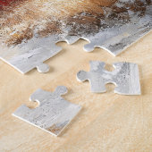 レッドバ素朴ンウィンターシーニックアート ジグソーパズル (側面)