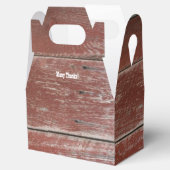レッドバ素朴ンウッドパーソナライズされたビーフボックス フェイバーボックス (オープン)
