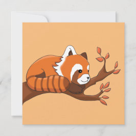 レッドパかわいらしンダinツリー カード