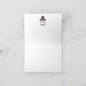 レッドパイレートベビーありがとうございますノートカード サンキューカード (内部)