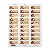 レッドパインムースツリーズ差出人住所 ラベル (フルシート)