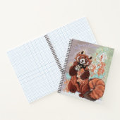 レッドパナダクリスタルビーブスアートポケットモレスキンN ノートブック (内部)