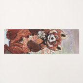 レッドパナダクリスタルヴィベスアート ヨガマット (裏面(横))