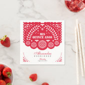 レッドパペルピカドミカンスアニョス スタンダードカクテルナプキン (インサイチュ)