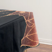 レッドパロットヴィンテージバードウッ日本のドブロックプリント テーブルクロス (インサイチュ)