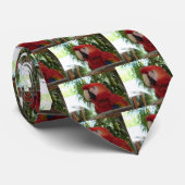 レッドパロット美しい ネクタイ (ロール)