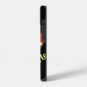 レッドパンダのハート iPhoneケース (左側面)