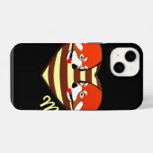 レッドパンダのハート iPhoneケース (裏面横)