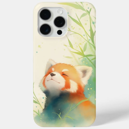 レッドパンダの平和な至福 Case-Mate iPhoneケース (裏面)