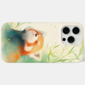 レッドパンダの平和な至福 Case-Mate iPhoneケース (裏面 (横))