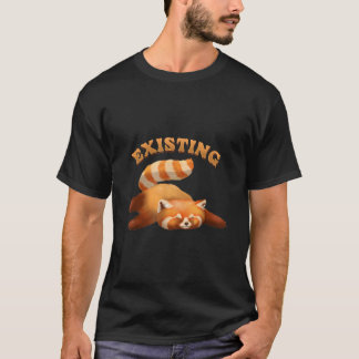 レッドパンダの野生動物 Tシャツ