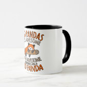 レッドパンダはかわいいペ素晴らしット動物のパンダ好き マグカップ (正面右)