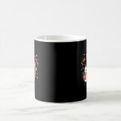 レッドパンダアイズスノイかわいい雪だるまスノーパン コーヒーマグカップ (中央)