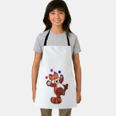 レッドパンダアットジャグルサーカスPNG エプロン (インサイチュ)