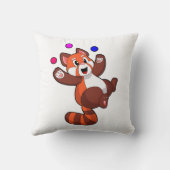 レッドパンダアットジャグルサーカスPNG クッション (裏面)