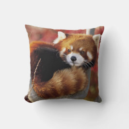 レッドパンダインザツリー装飾用クッション クッション