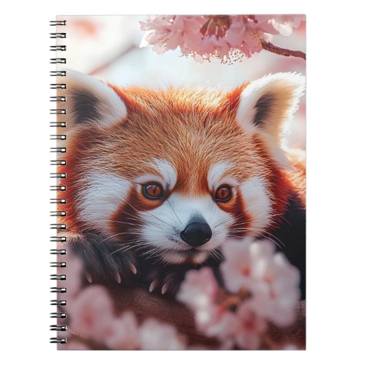 レッドパンダインズさくらんぼ ノートブック (正面)