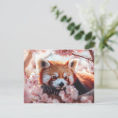 レッドパンダインズさくらんぼ ポストカード (スタンド正面)