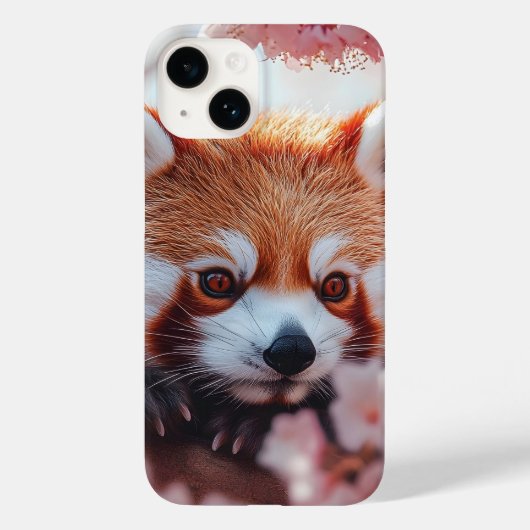 レッドパンダインズさくらんぼ Case-Mate iPhoneケース (裏面)