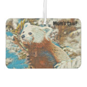 レッドパンダカーエアコン カーエアーフレッシュナー (裏面)