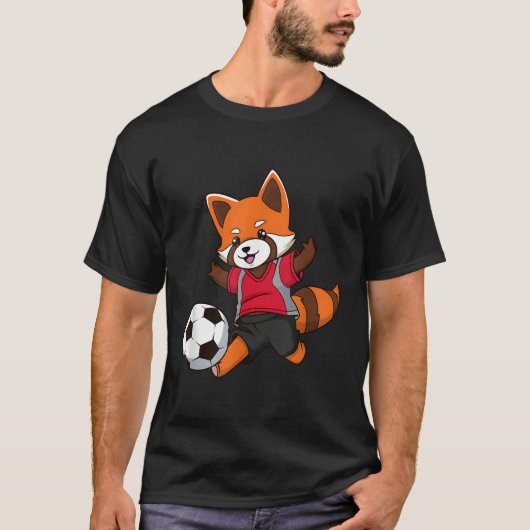 レッドパンダサッカー Tシャツ (正面)
