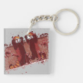 レッドパンダフューリー キーホルダー (裏面)