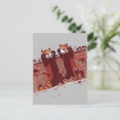 レッドパンダフューリー ポストカード (スタンド正面)