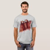 レッドパンダフューリー Tシャツ (正面フル)